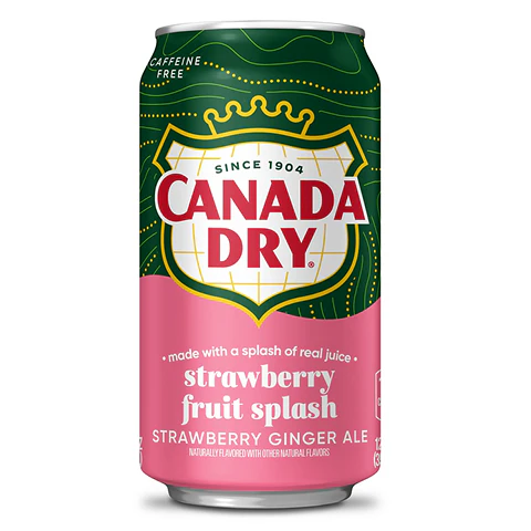 Canada Dry - "Ginger Ale Strawberry" (355ml)
