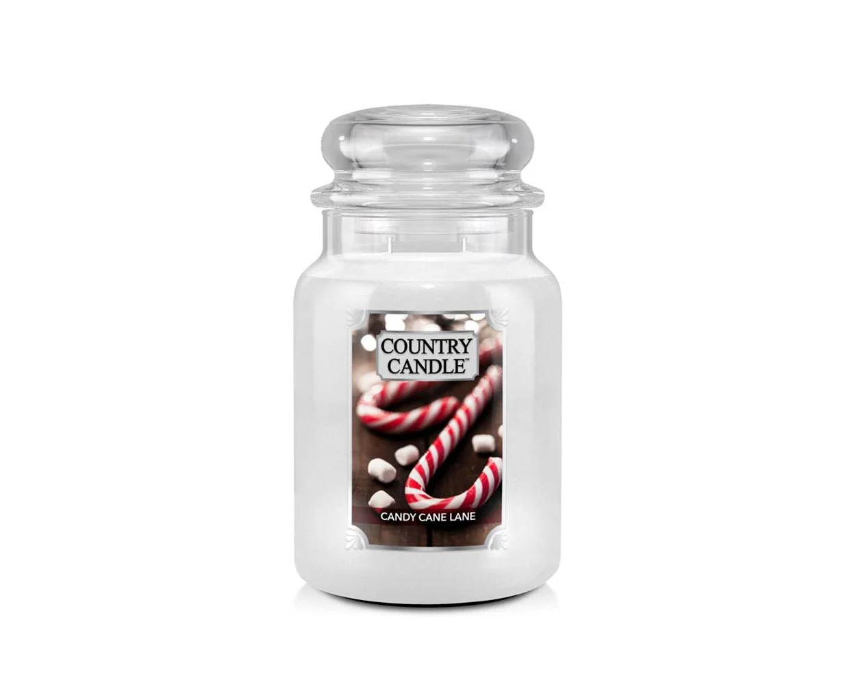 Country Candle - Large Jar "Candy Cane Lane" (680 g)