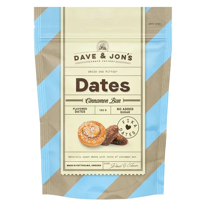 Dave & Jon's - Dates "Cinnamon Bun" (125 g)