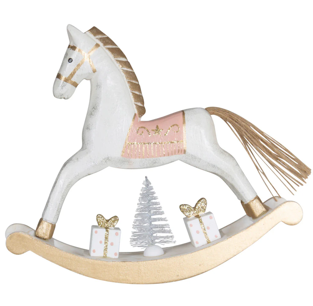 Deko - Holz "Schaukelpferd" einzeln (19 cm) - Image 3
