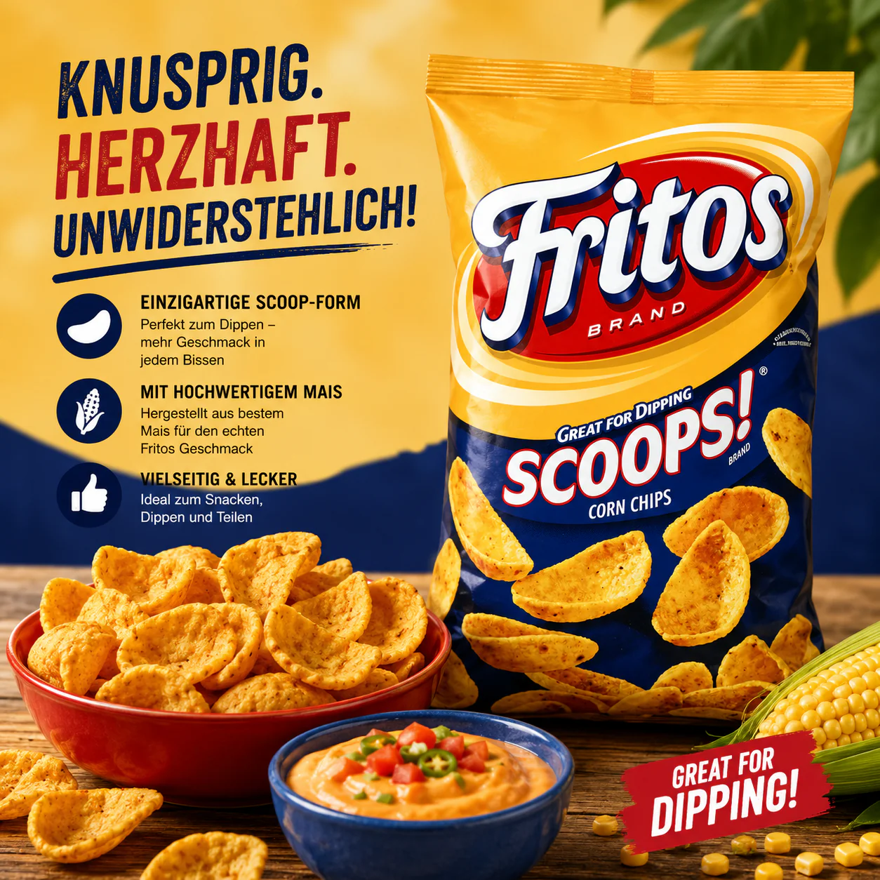 Fritos - Corn Chips "Scoops" (311,8 g) - Image 2