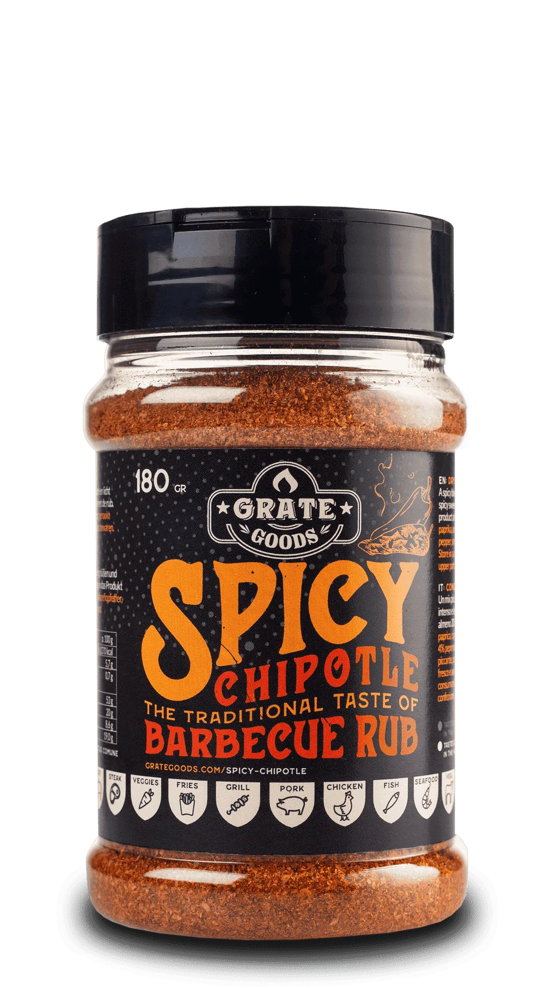 GRATE GOODS - Barbecue Rub "Spicy Chipotle" (180 g)