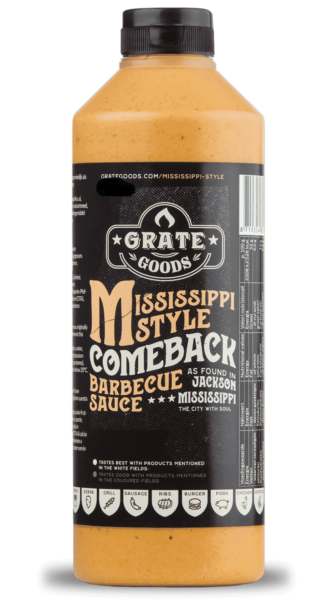 GRATE GOODS - Barbecue Sauce "Mississippi Style Comeback" (265 ml)