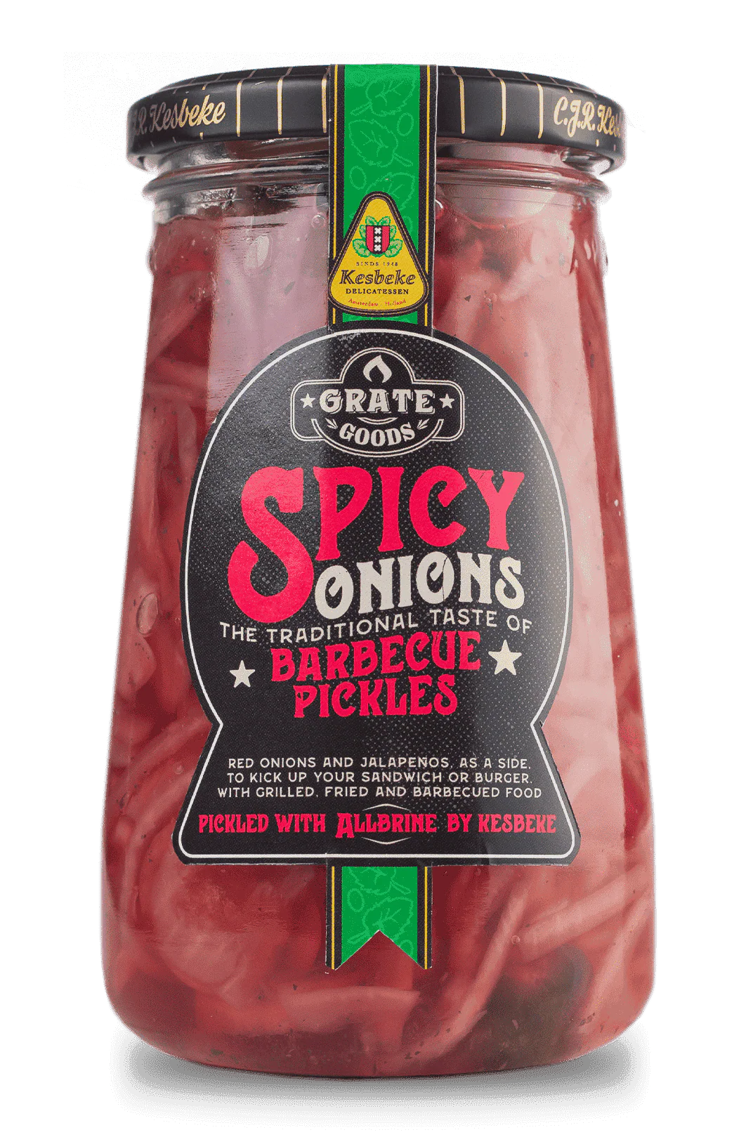 GRATE GOODS - "Spicy Onions" Barbecue Pickles (325 g)