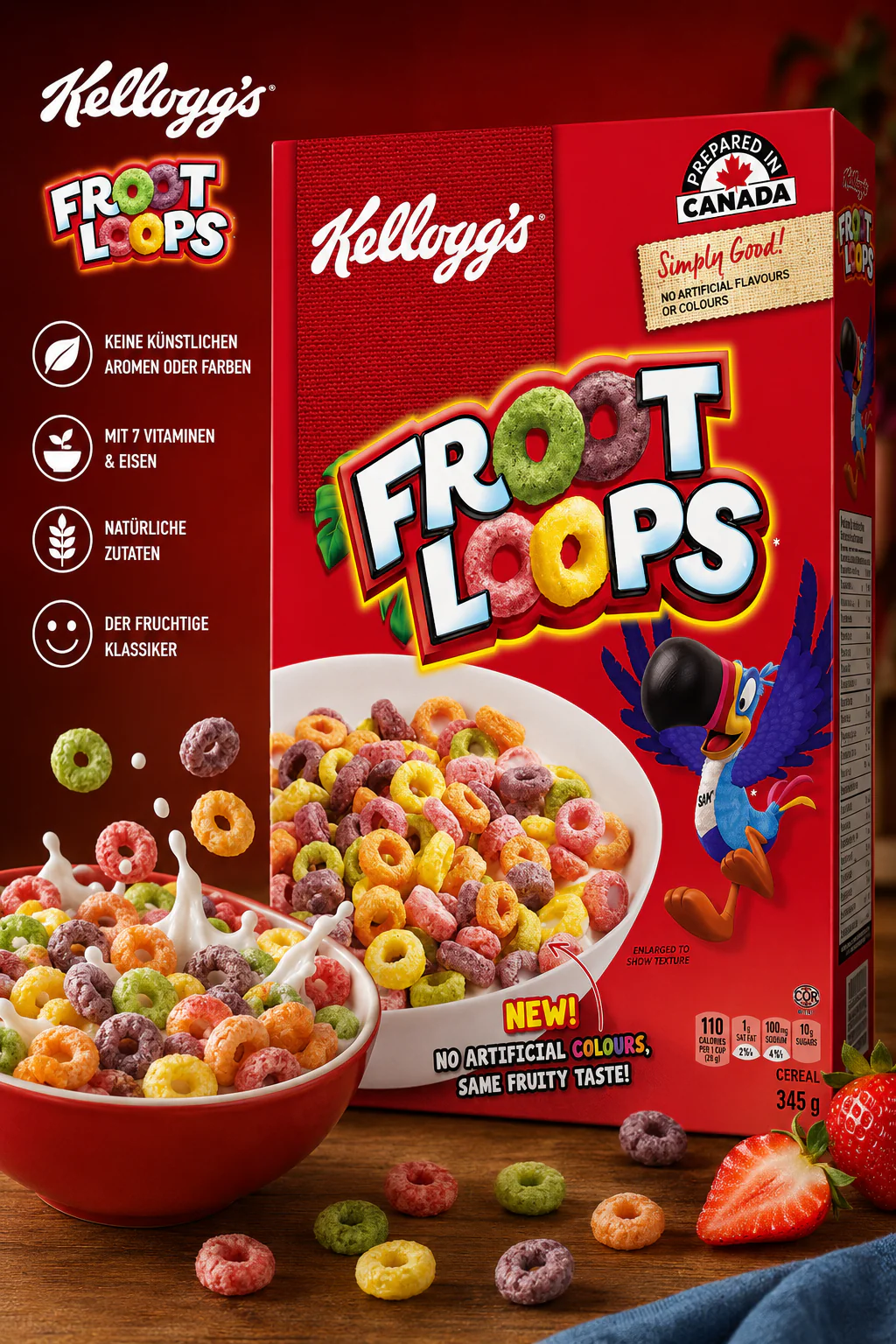 Kellogg's - Cereal "Froot Loops" (320 g) - Image 2