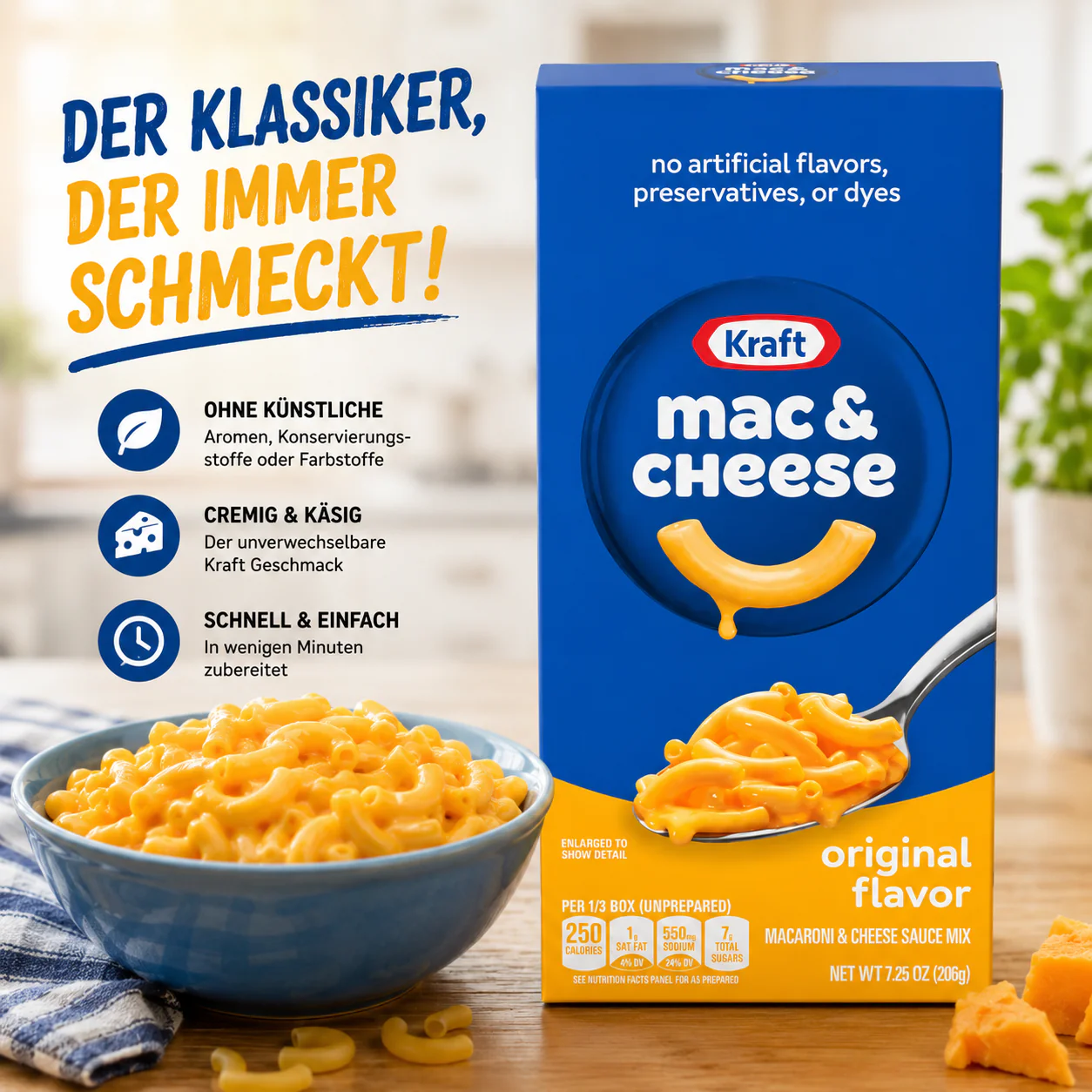 Kraft - "Macaroni & Cheese" (206 g) - Image 2
