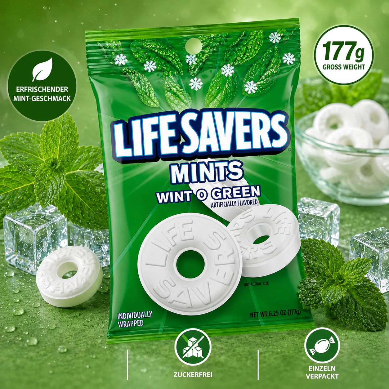 LifeSavers - Mints "Wint o Green" (177 g) - Image 2