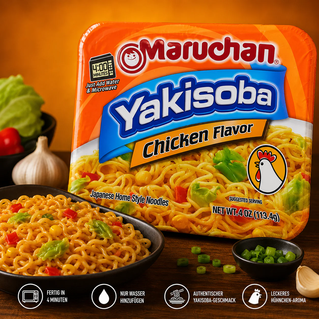 Maruchan - Yakisoba "Chicken Flavor" (113,4 g) - Image 2