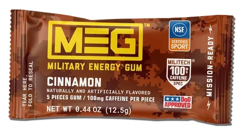 MEG - Military Energy Gum "Cinnamon" (12,5 g)