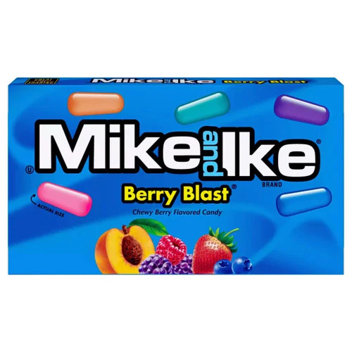 Mike and Ike - Chewy Flavored Candy "Berry Blast" (120 g)
