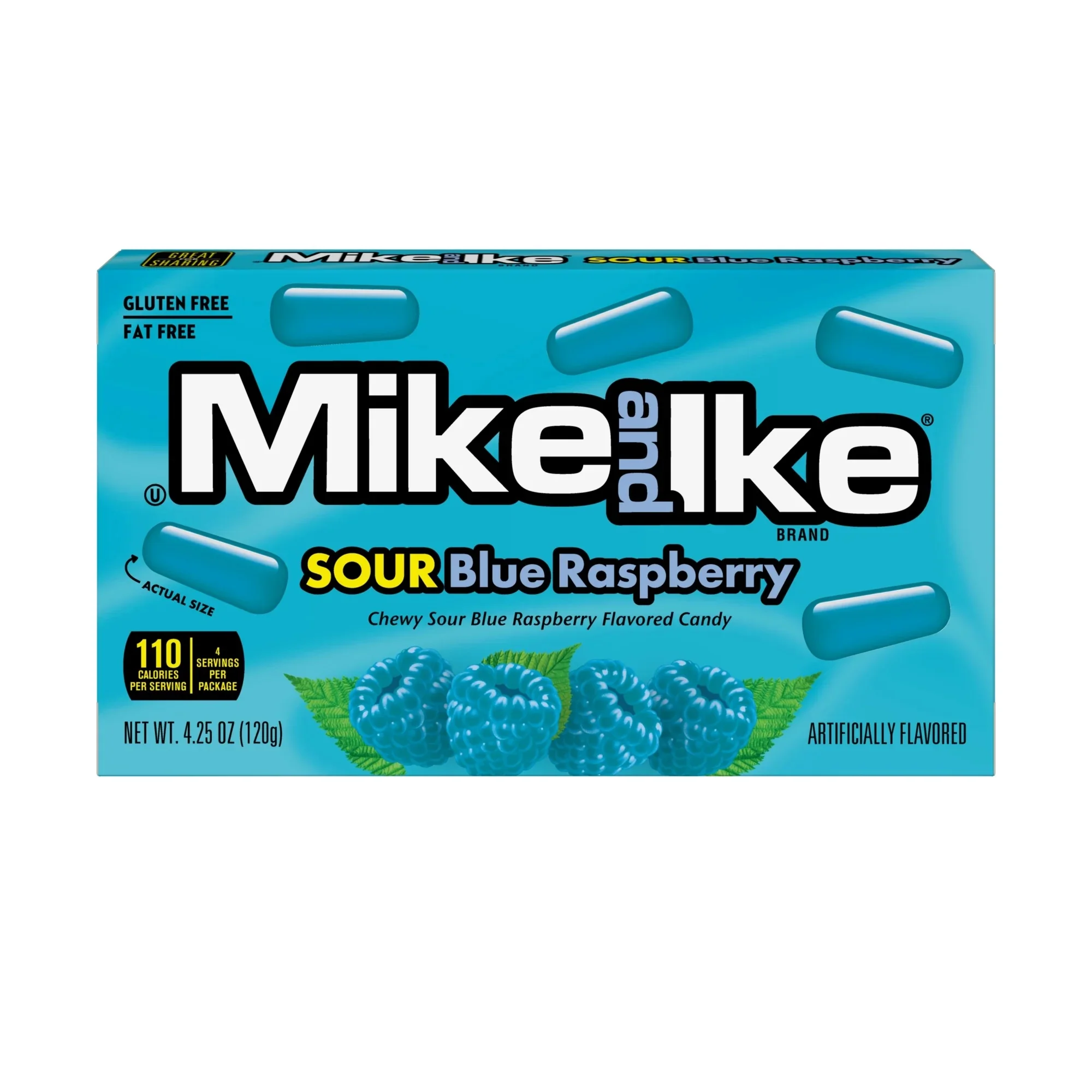 Mike and Ike - SOUR "Blue Raspberry (120 g)