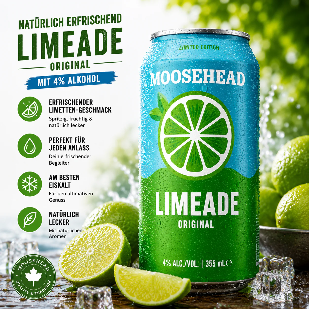 Moosehead - Limeade "Original" (355 ml) - Image 2