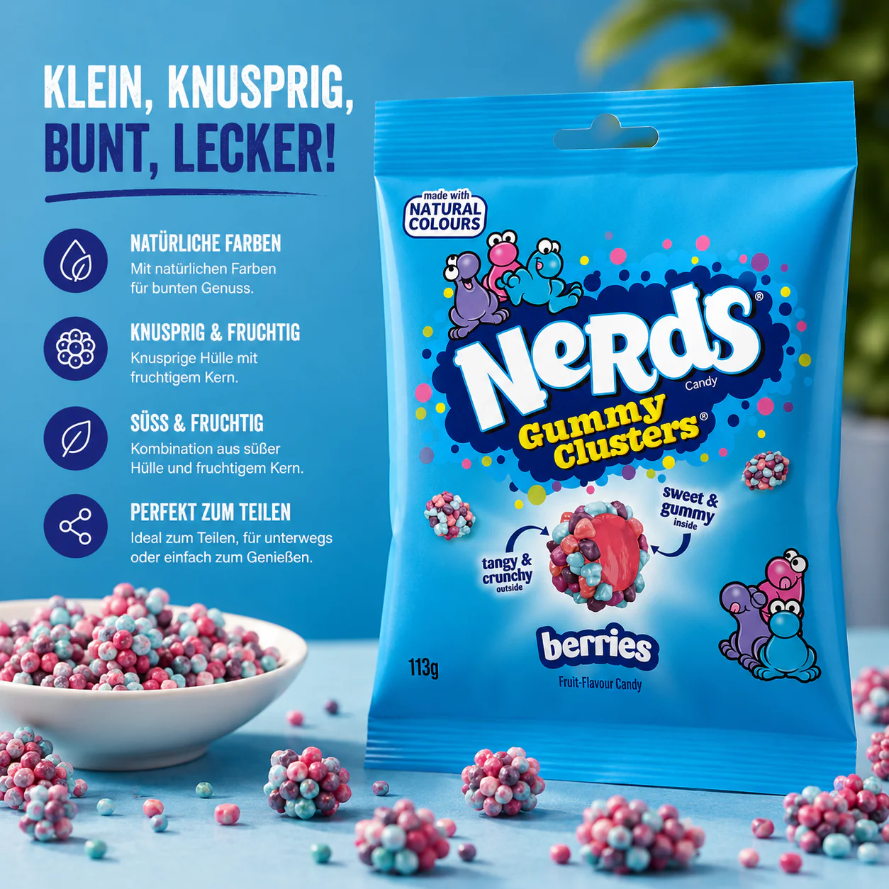 Nerds - Gummy Clusters "berries" (113 g) - Image 2