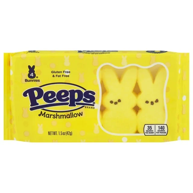 Peeps - Marshmallow "Bunnies Yellow" (42 g)