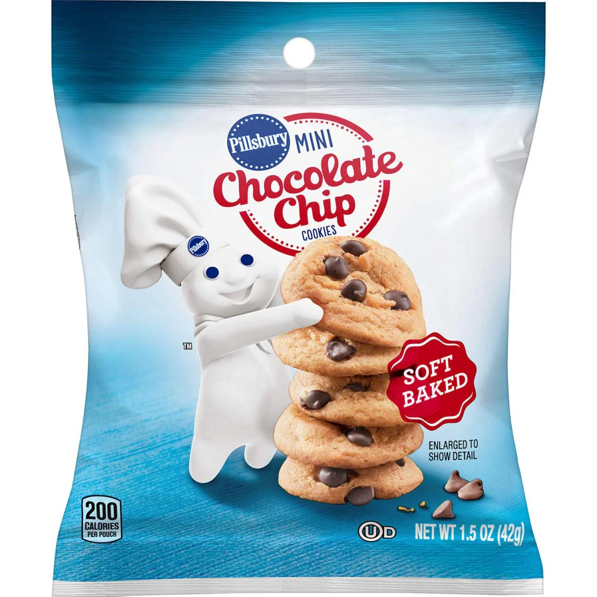 Pillsbury - Soft Baked Mini Cookies "Chocolate Chip" (42 g)