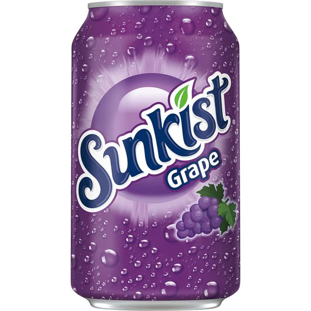 Sunkist - Soda "Grape" (355 ml)