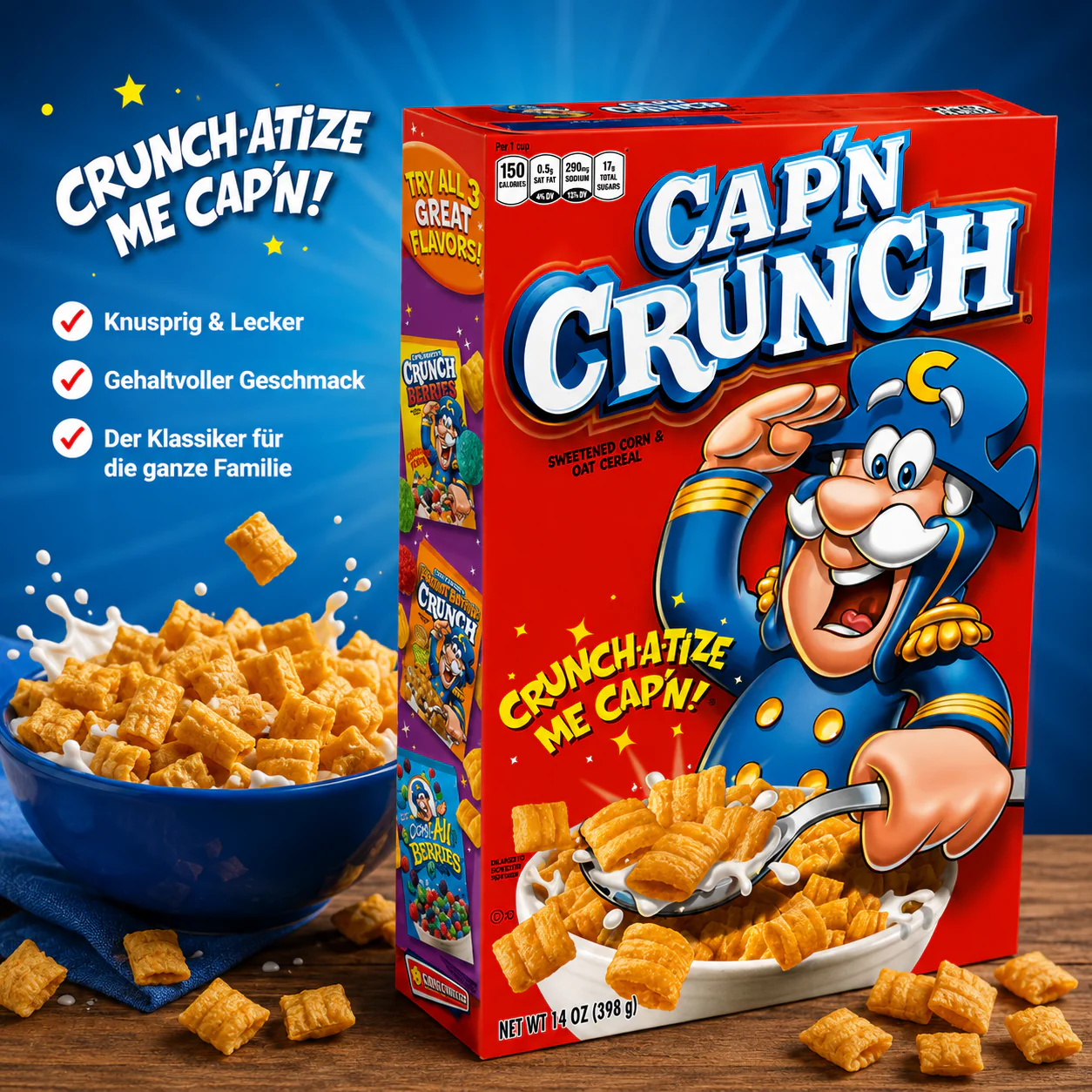 Quaker - Cereal "Cap'n Crunch" (360 g) - Image 2