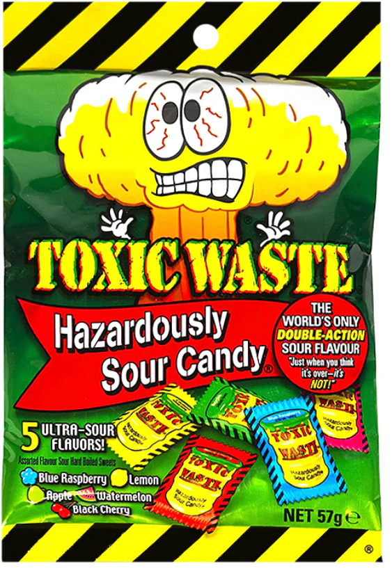 Toxic Waste - Sour Candy "Hazardously" (57 g)
