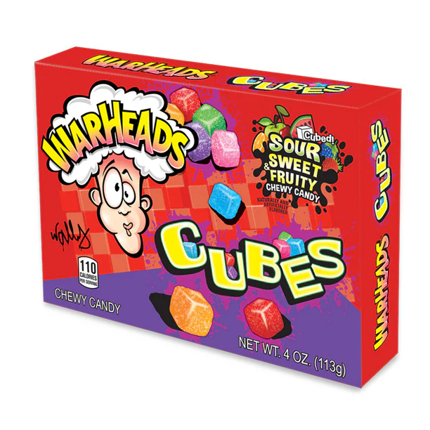 Warheads - Cubes Sour Sweet & Fruity (113 g)